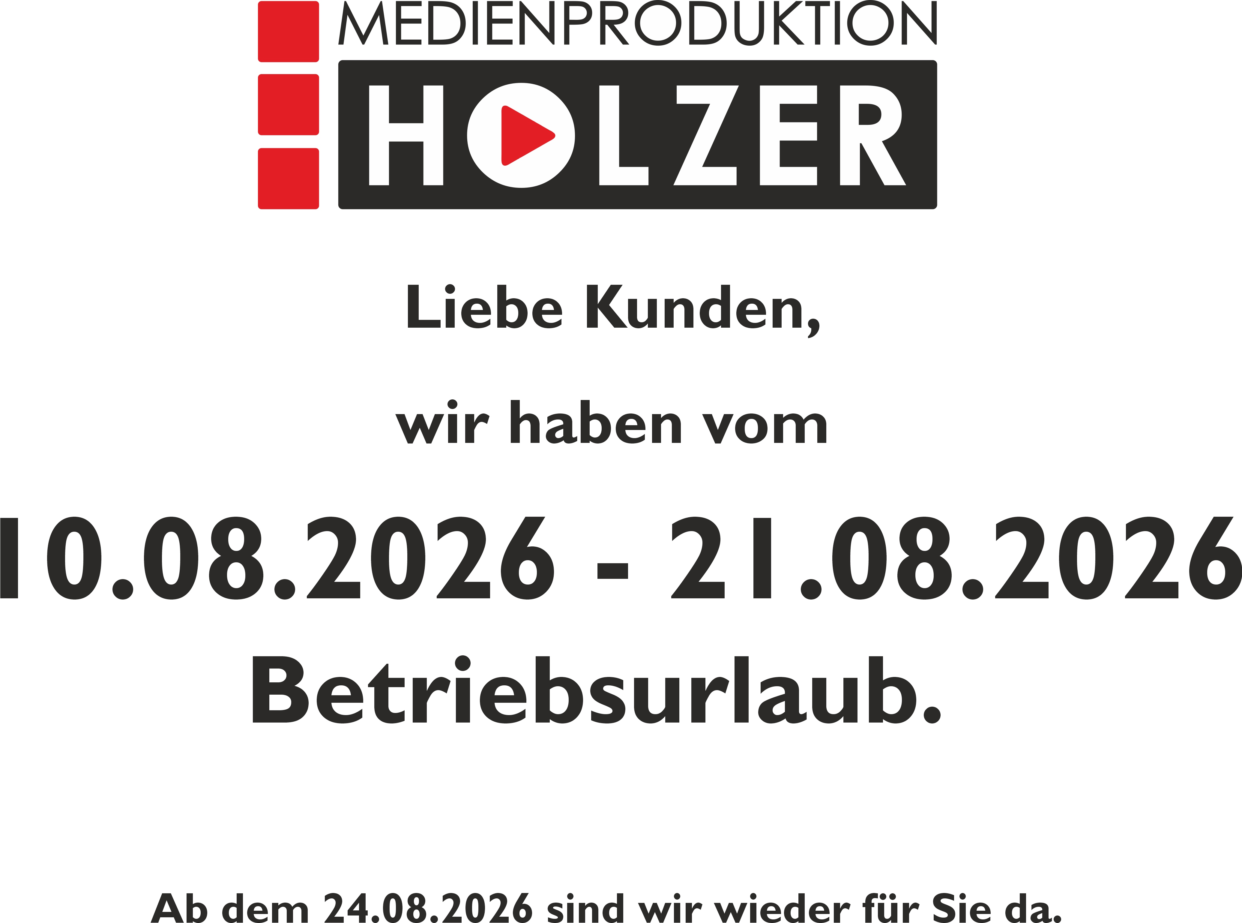Betriebsurlaub